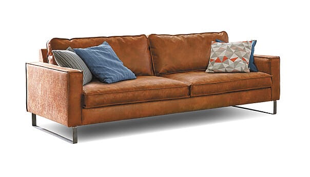 Pancho 2-Sitzer-Sofa Cognac