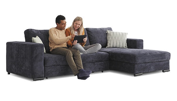 Alicante Ecksofa blau