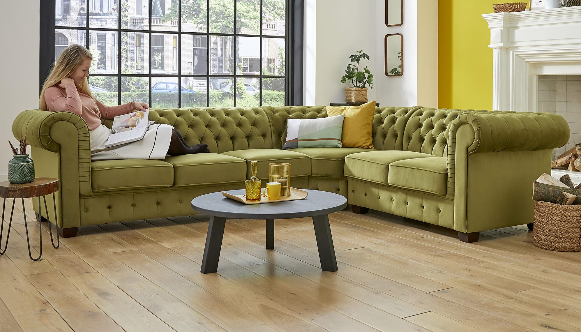 Edinburgh Chesterfield Ecksofa Seats and Sofas