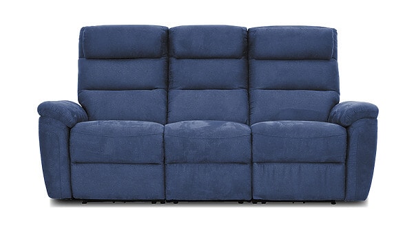 Opal 3-Sitzer-Sofa blau