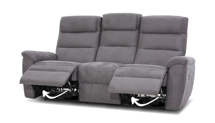 Opal 3-Sitzer-Sofa mit Relaxfunktion